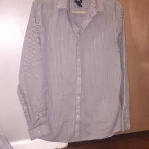 H&M men’s casual button down long sleeve shirt